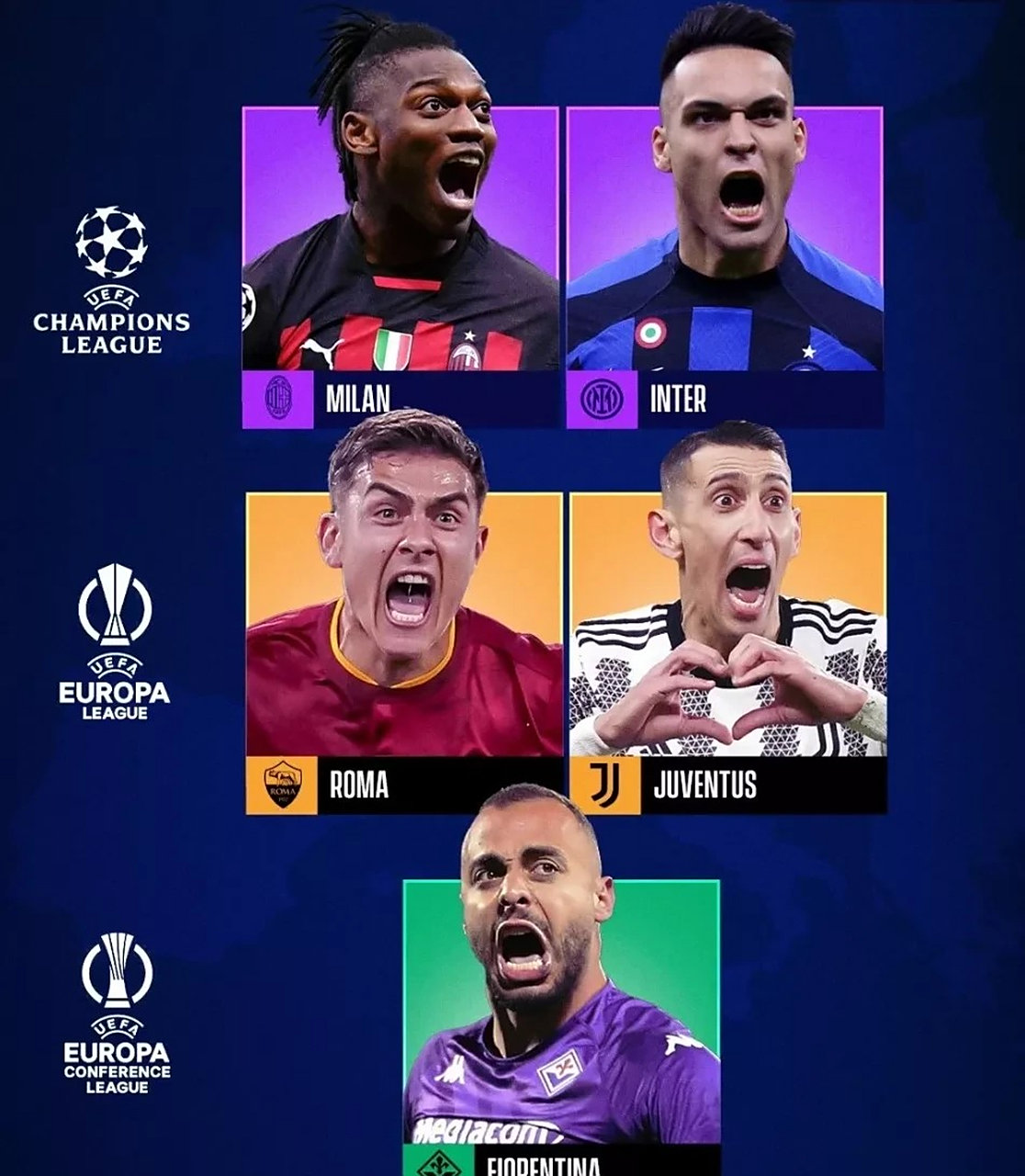 米兰网址-意甲复兴？三队进欧战四强的背后